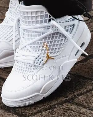 Airjordan 4 Tripple White Net