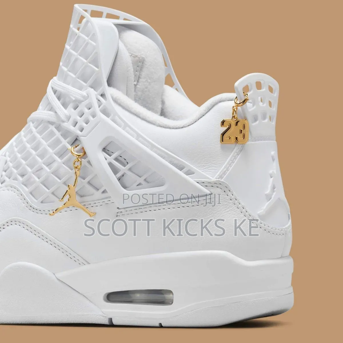 Airjordan 4 Tripple White Net