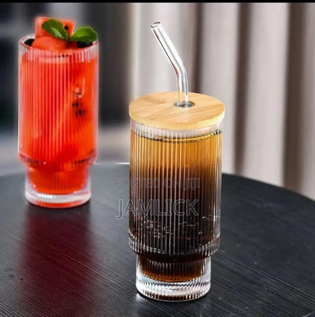 350ml High Borosilicate Glass Coffee/Milk/Juice/Water Tumbler - RB