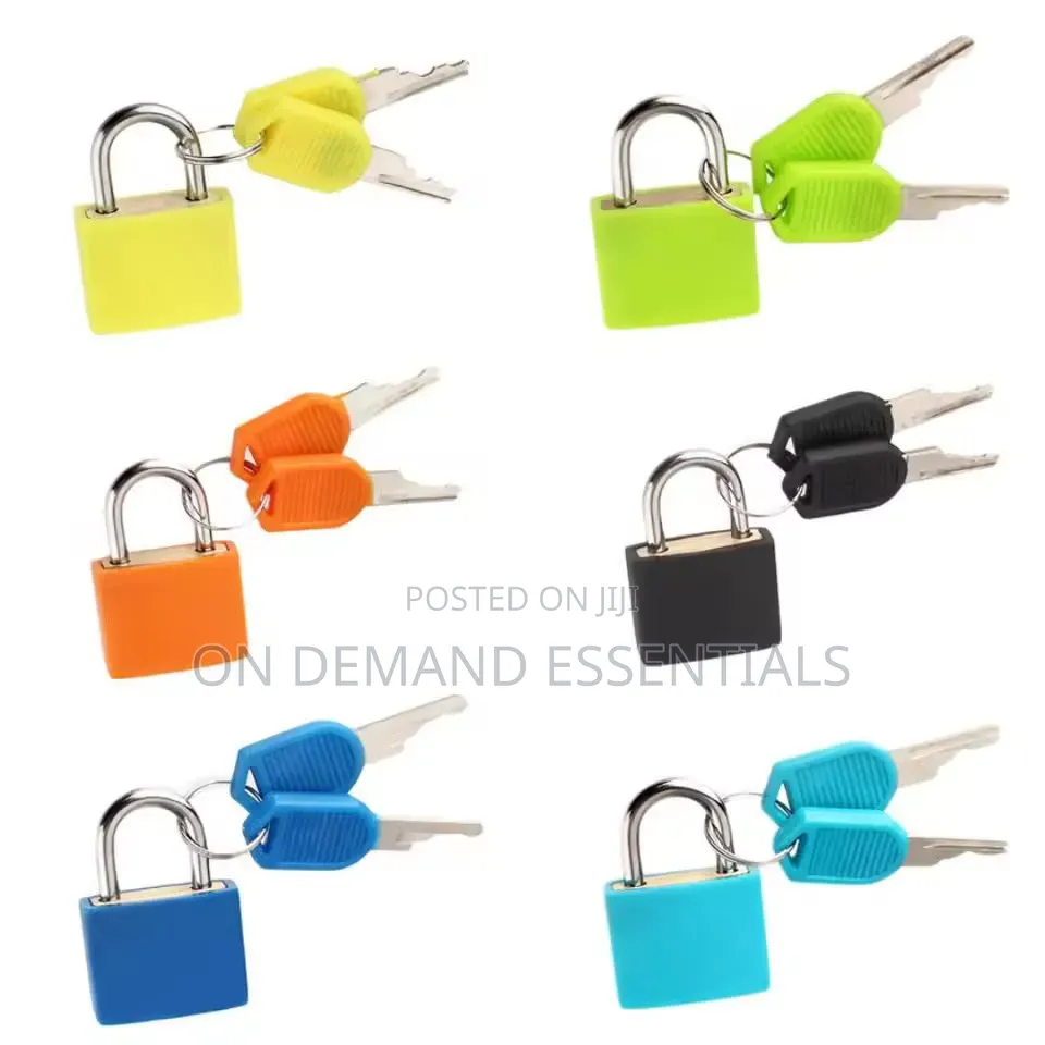 23MM Coloured Small Mini Suitcase Padlock
