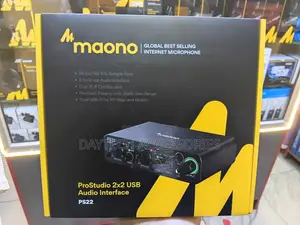 The Maono PS22 ProStudio 2x2 USB Audio Mixer Interface for Podcasting