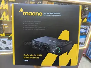 MAONO PS22 Professional Audio Interfaces Mixers External Sound Card.