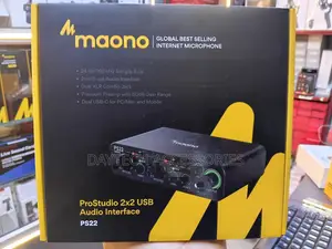 MAONO PS22 Professional Audio Interfaces Mixers External Sound Card.