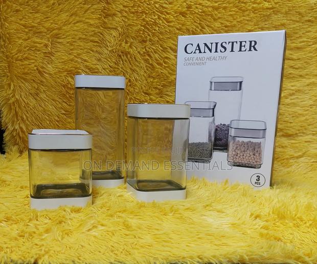 3 in 1 Canister Glass Containers - thumbnail 3