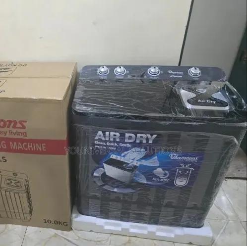 Black Ramtons 15kgs Top Load Twin Tub Washing Machine - thumbnail 2