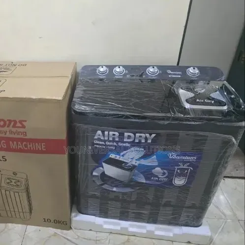 Black Ramtons 15kgs Top Load Twin Tub Washing Machine