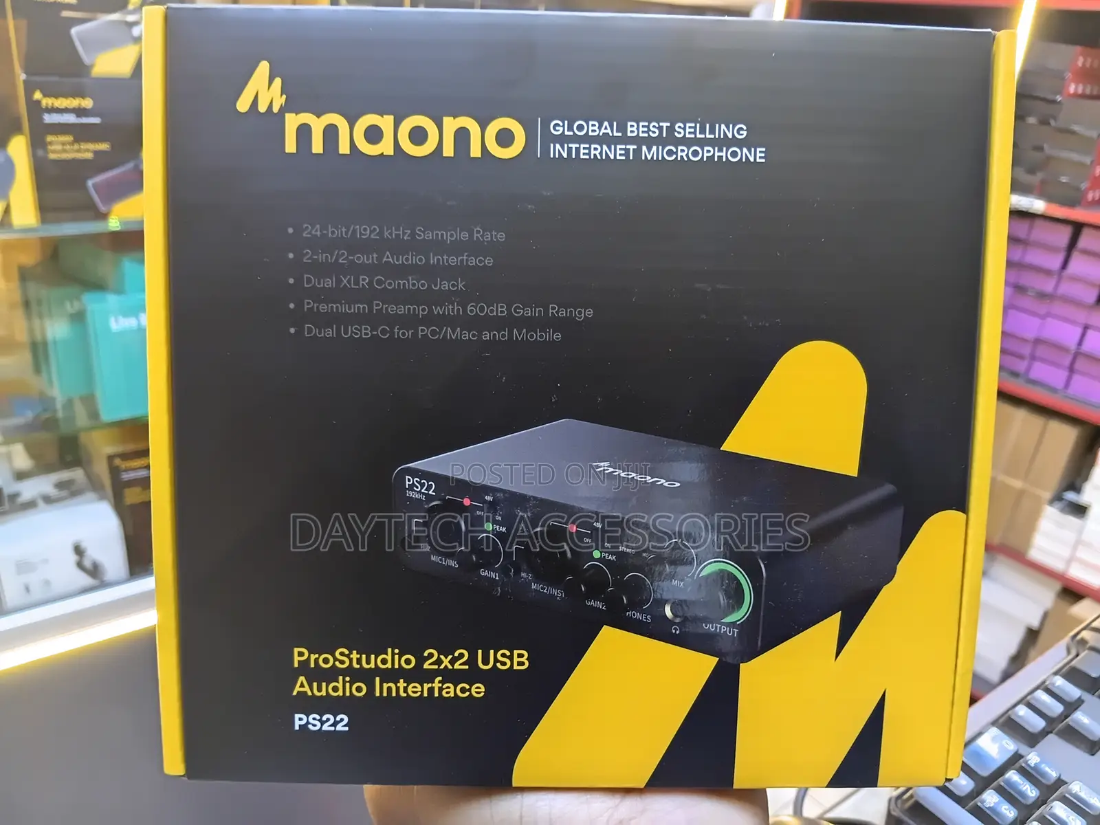 Maono PS2 USB Audio Interface for Recording Streaming Podcasting.