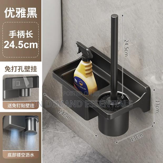 Long-Handle Toilet Brush With Storage - thumbnail 7