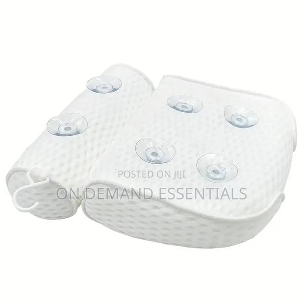 Bathtub Pillow With Anti Slip Suction Cup for Neck and Back Support - thumbnail 4