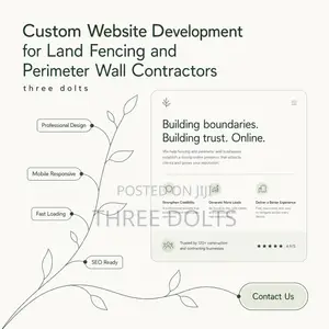 Website Development for Land Fencing and Perimeter Wall Contractors