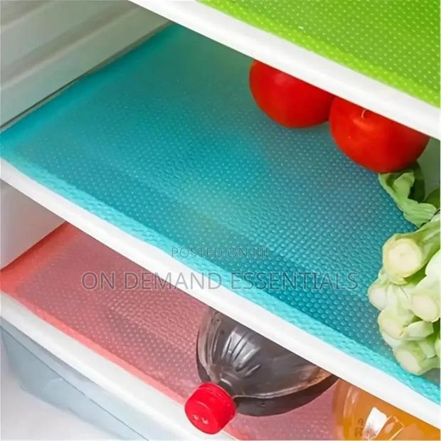 4PCS EVA Waterproof Refrigerator Liner Mat - thumbnail 2