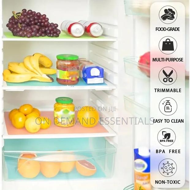 4PCS EVA Waterproof Refrigerator Liner Mat - thumbnail 4