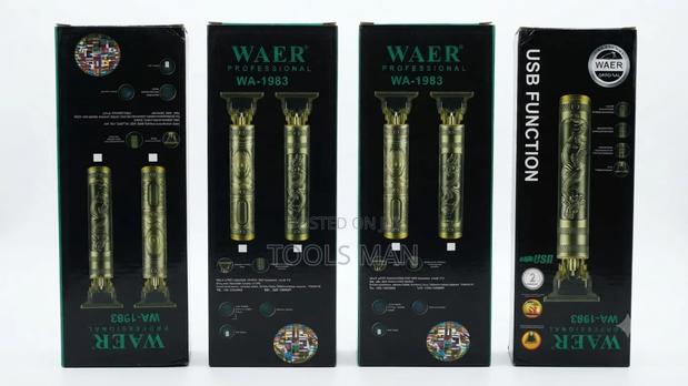 WAER WA-1983 Professional Cordless Rechargeable Hair Trimmer.