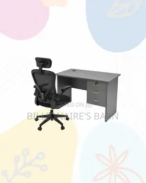 Practical 1m Desk Flip-Up Arms Ergonomic Chair for Smooth Routines