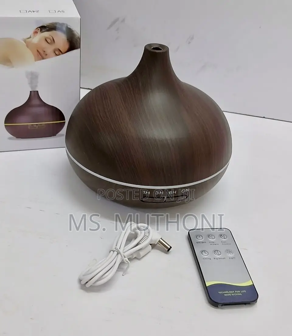 300ml Premium Wood Grain Color Changing Aromatherapy Diffuser