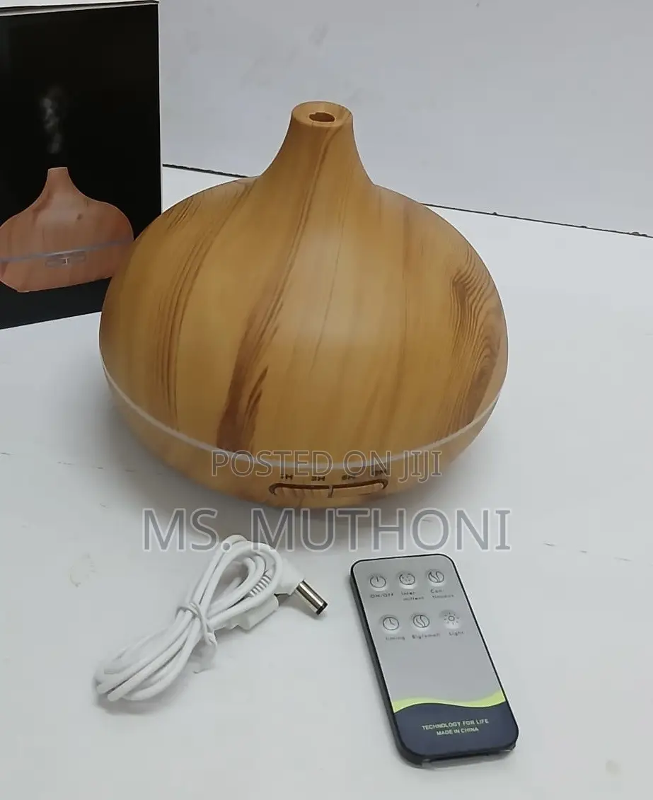 300ml Premium Wood Grain Color Changing Aromatherapy Diffuser