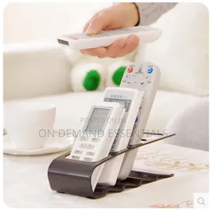 4 Slots Plastic Remote Control Holder Organizer
