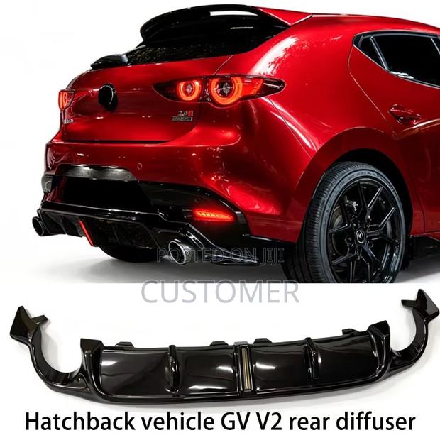 Mazda 3 2020 Hatchback Rear Diffuser - main view