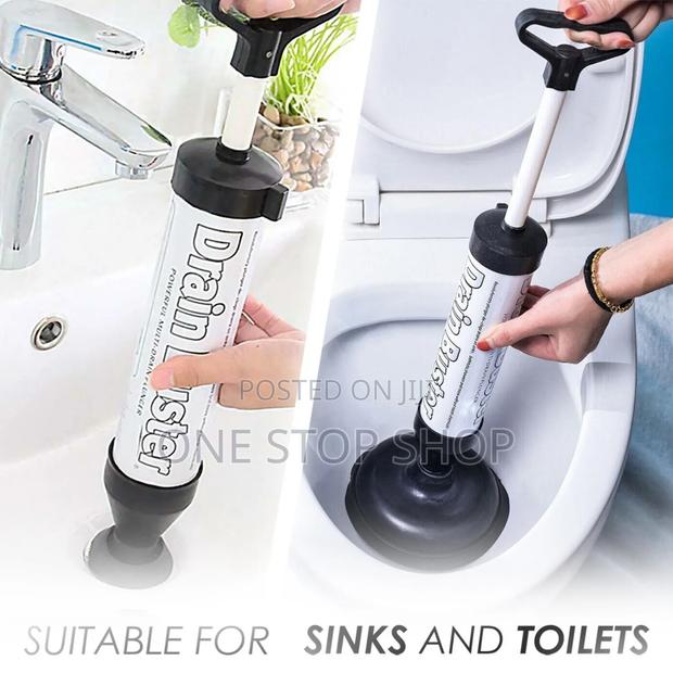 Suction Plunger With Durable Rubber Suction Cup - thumbnail 2
