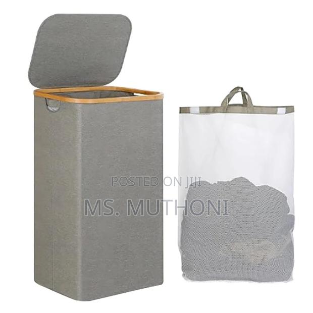 Premium Minimalist Design With Everyday Functionality Laundry Hamper - thumbnail 4