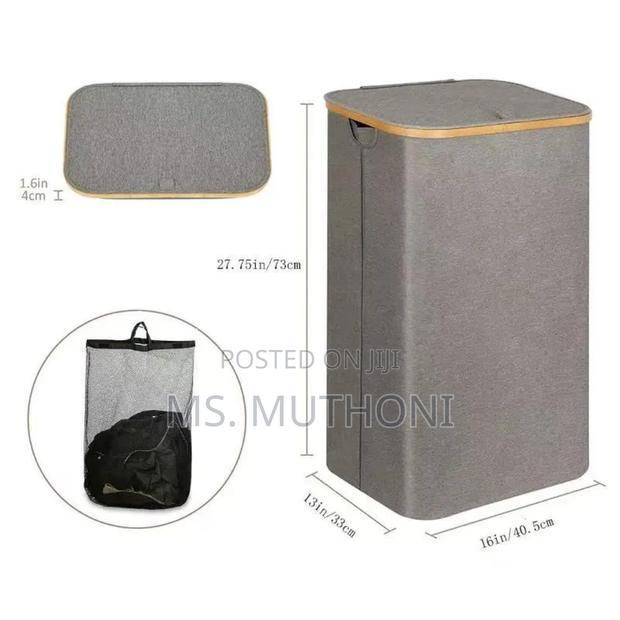Premium Minimalist Design With Everyday Functionality Laundry Hamper - thumbnail 8