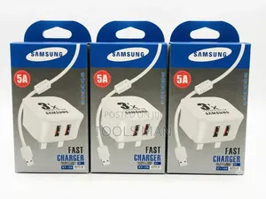 Samsung 5A Fast Charger Dual Port With Micro-USB Cable KY-108.