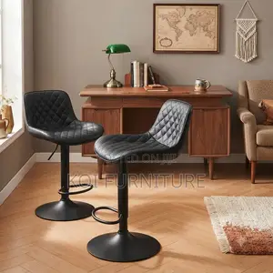 Barstools; Leather Home Dining Kitchen Counter Barstool