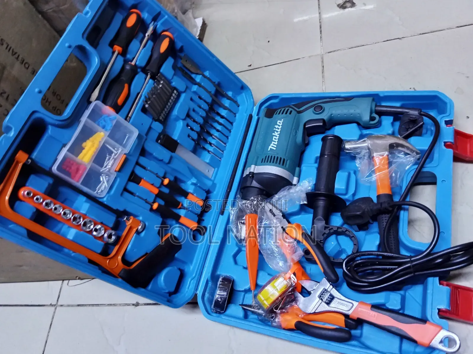 Makita Corded Drill Tool Set