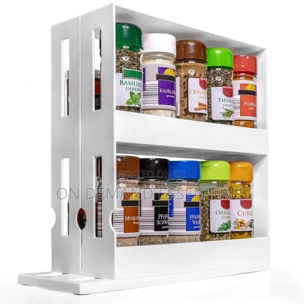 Rotating/Sliding Spice Rack 2tier - thumbnail 2