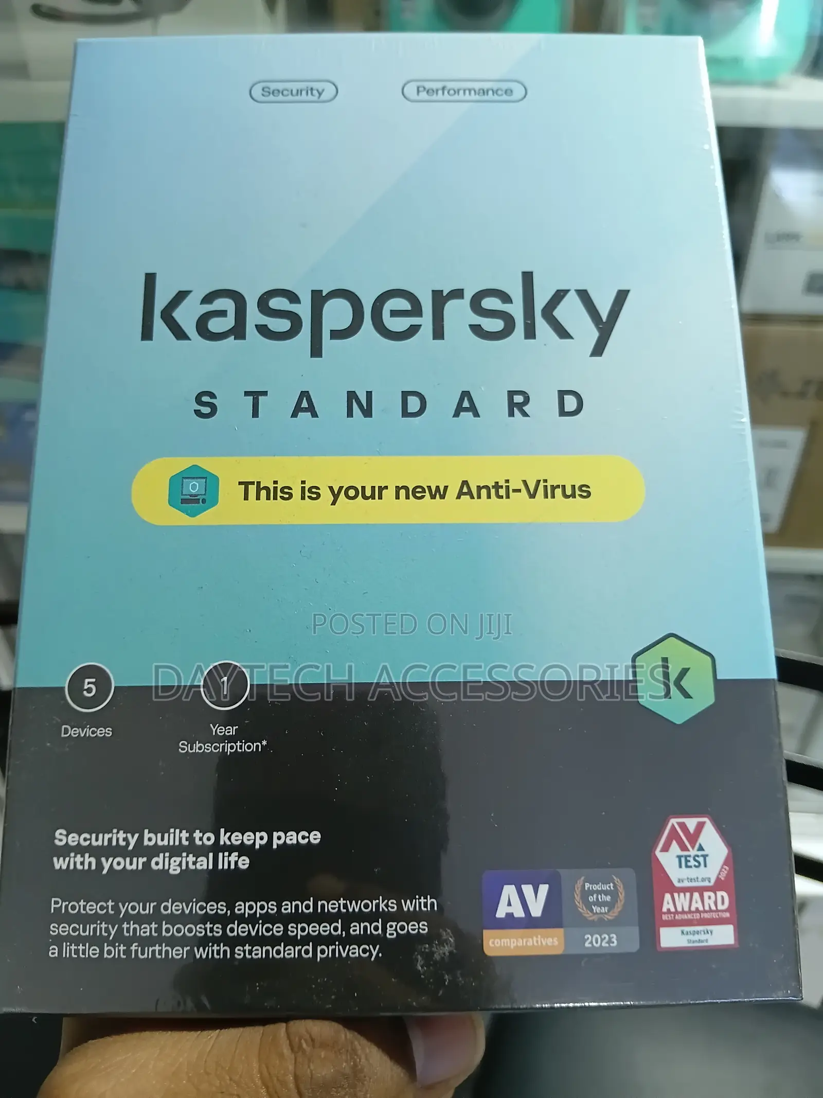 Kaspersky Standard Antivirus 5 Devices 1 Year Protection.