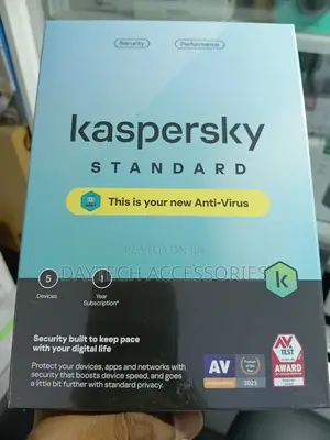 Kaspersky Standard Antivirus 5 Devices 1 Year Protection.