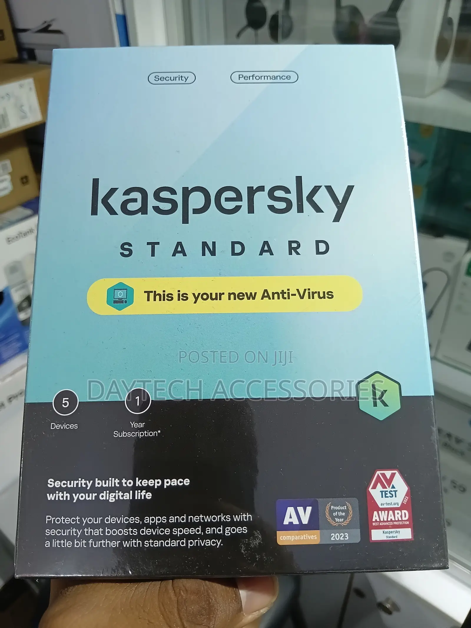 Kaspersky Standard Antivirus 5 Devices 1 Year Protection.