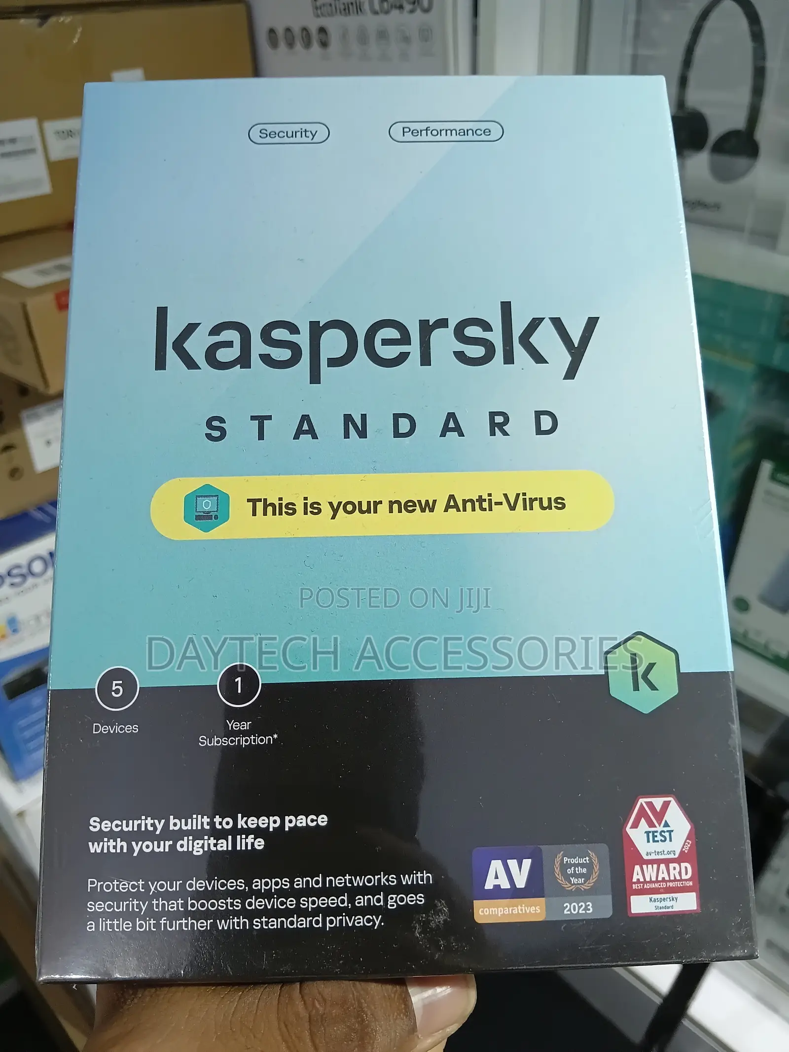 Kaspersky Standard Antivirus 5 Devices 1 Year Protection.