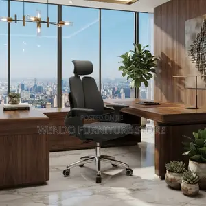 Office Chairs; High Back Executive Fabric Office Chair With Dual Back