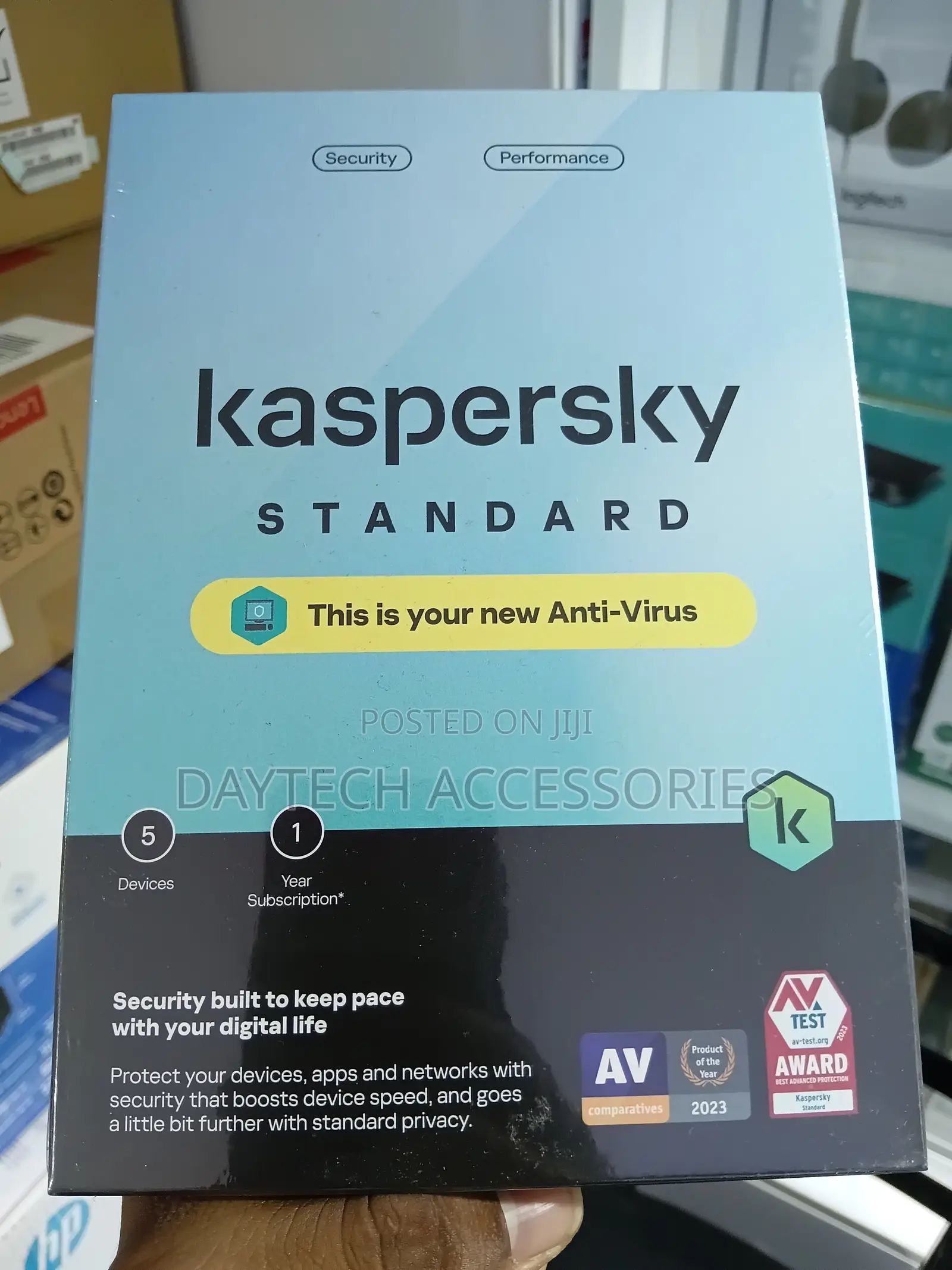 Kaspersky Standard – 5 Devices 1 Year License.