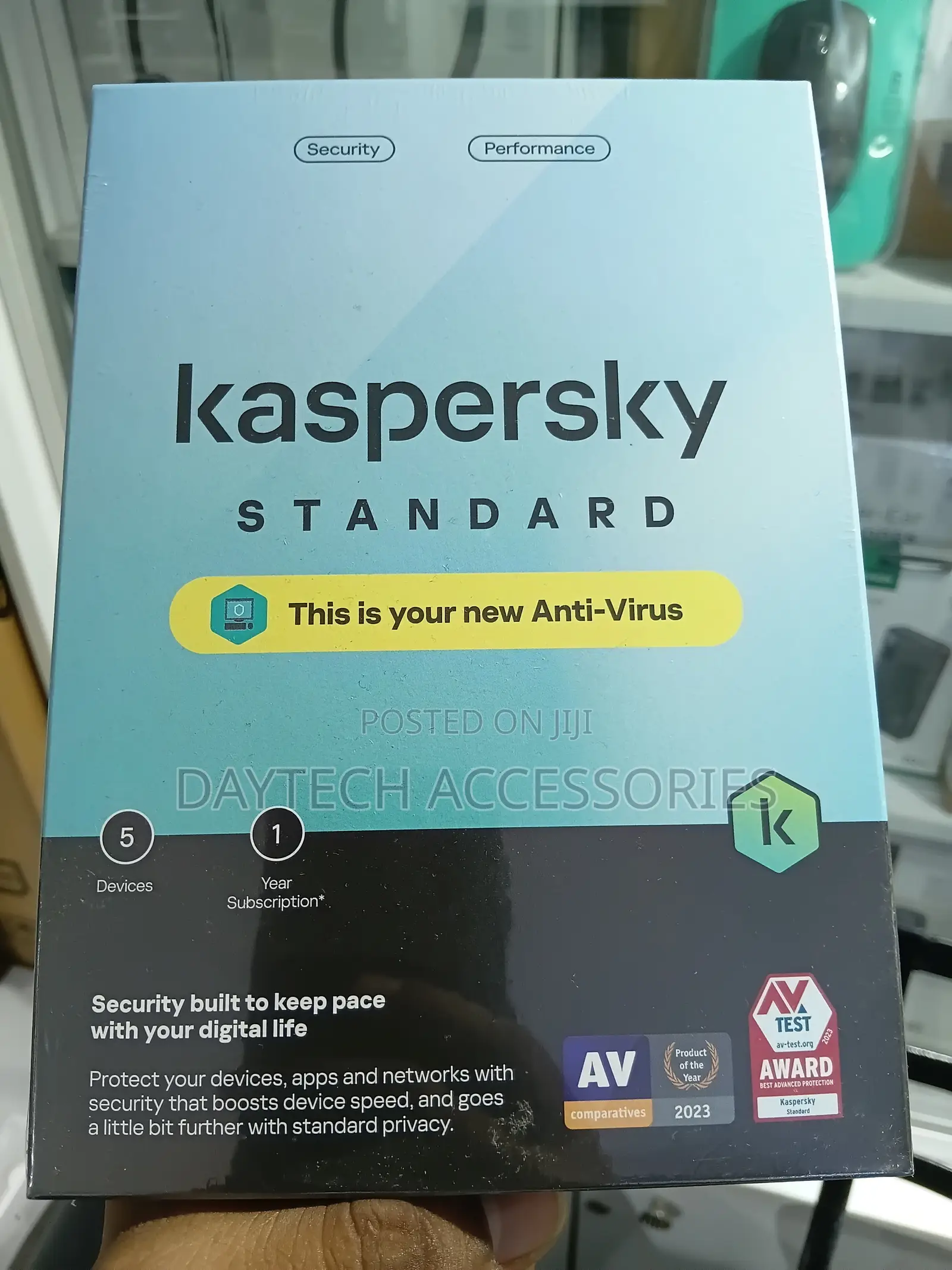 Kaspersky Standard – 5 Devices 1 Year License.