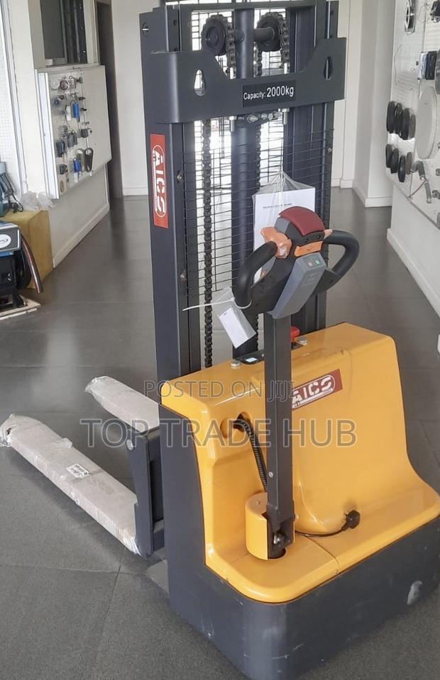Aico Japan FULLY ELECTRIC STACKER Capacity 2 Tonnes(2000kgs) 2.5m Lift
