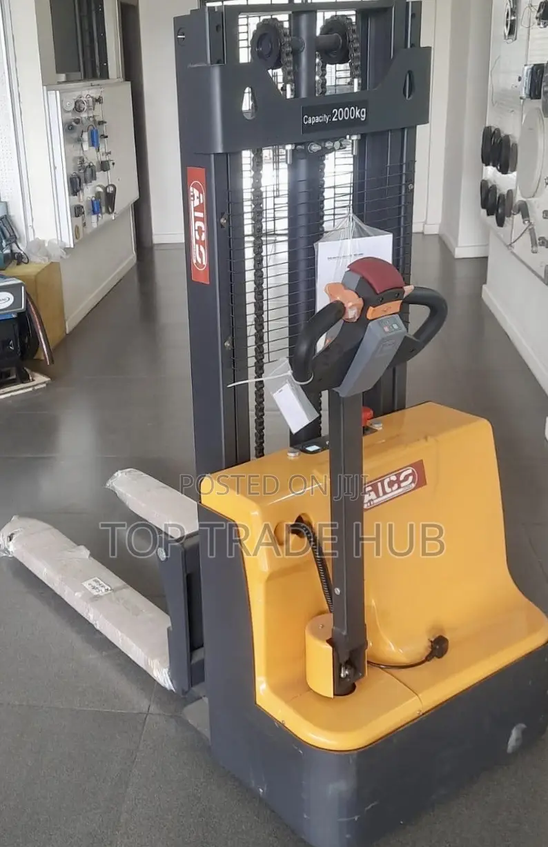 Aico Japan FULLY ELECTRIC STACKER Capacity 2 Tonnes(2000kgs) 2.5m Lift