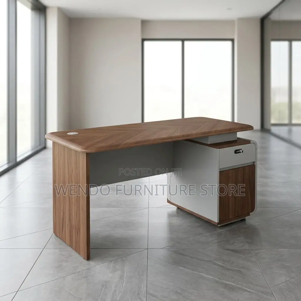 Office Desk; 1.4 Meters Home Office Desktop and Laptop Desk