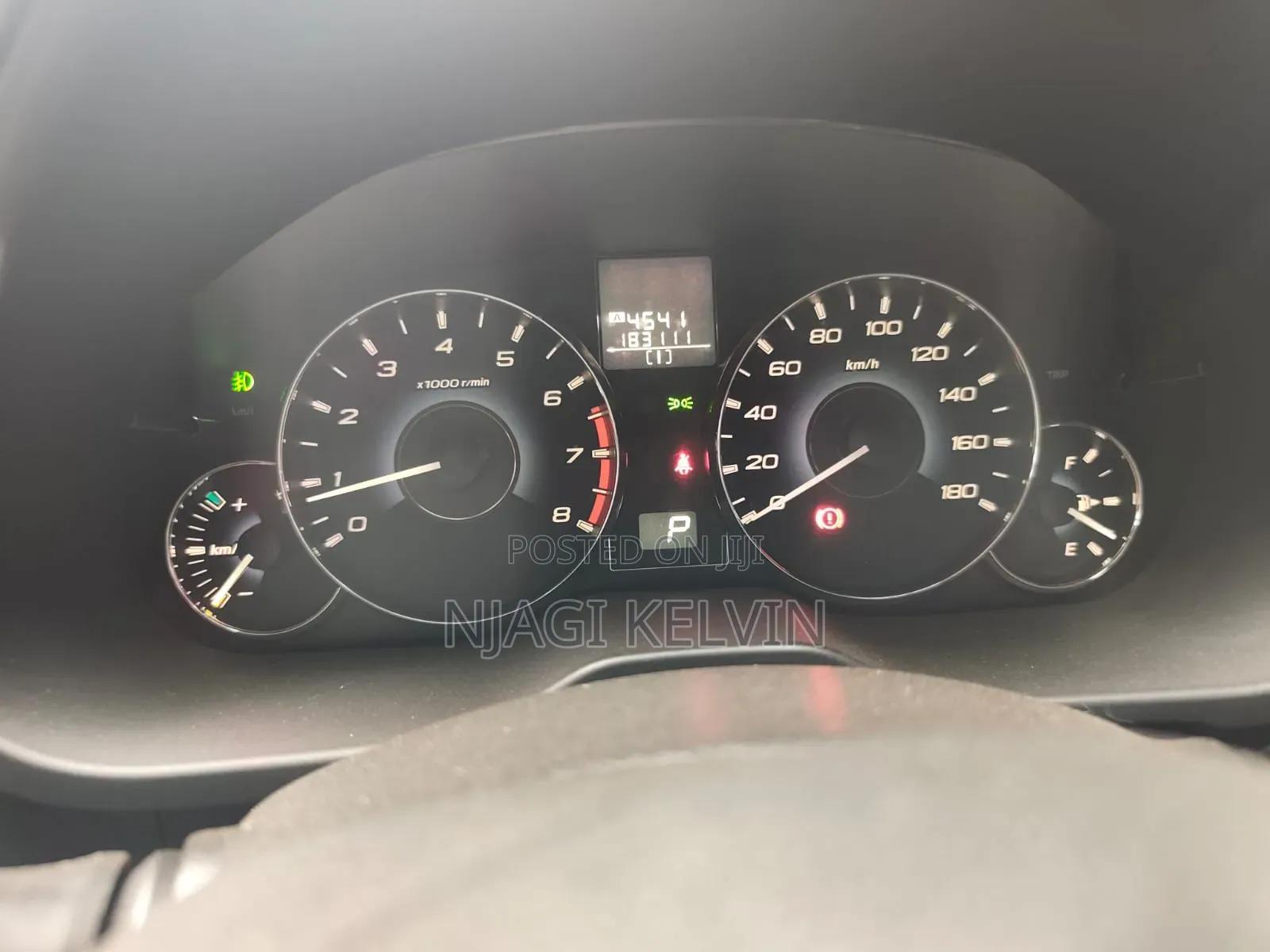 Subaru Outback 2011 Red