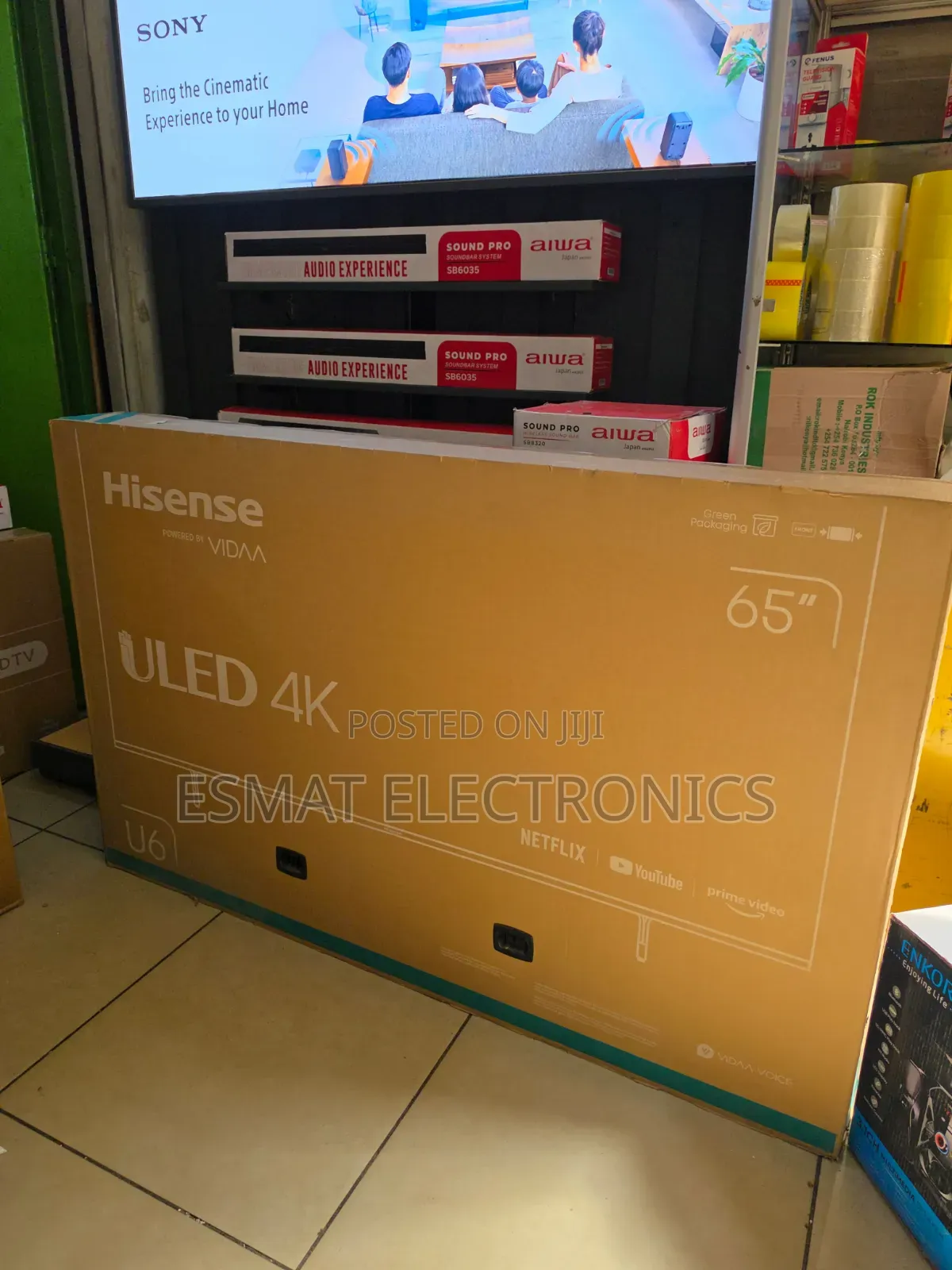 Hisense 65U6K 65 Inch Smart ULED TV
