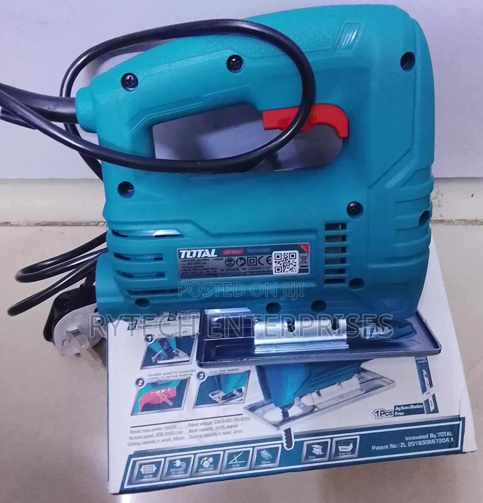 Total Electric Jig Saw Machine 400watts