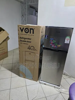 Von Double Door Refrigerator 138Litres