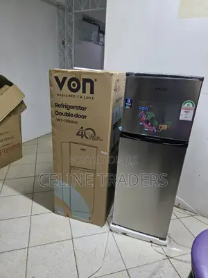 Von Double Door Refrigerator 138Litres