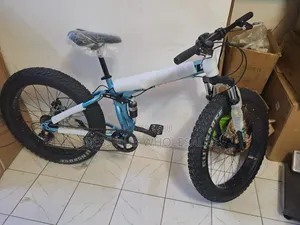 Full Suspension 26-Inch Fat Bike (Foldable) – Dual Disc Brakes
