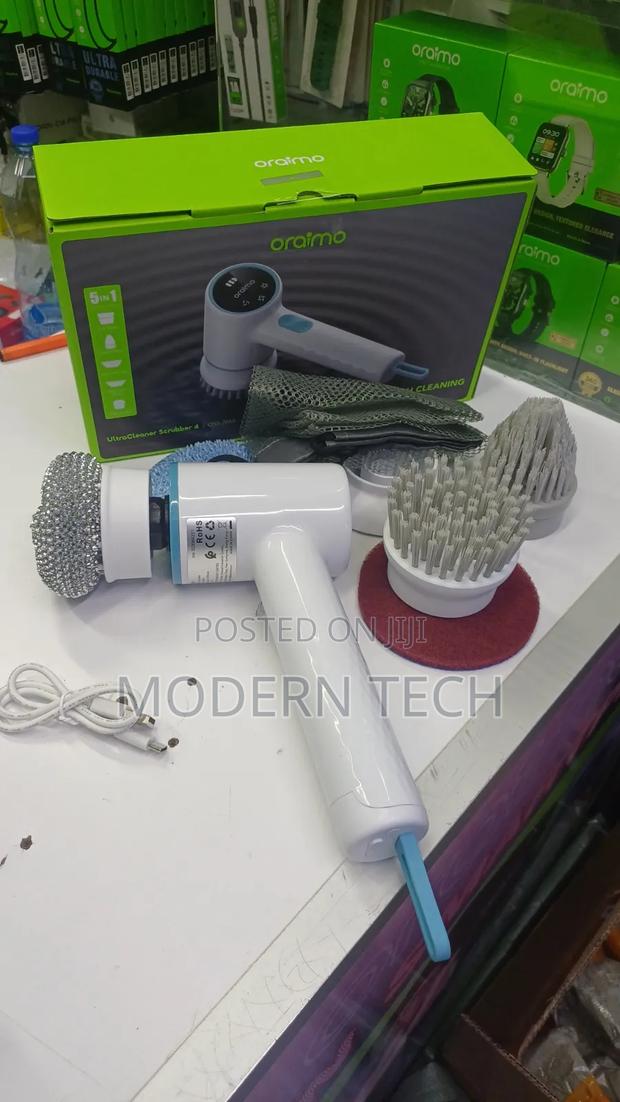 Oraimo Ultra Cleaner Scrubber Cordless Electric Brush – 5 Brush Heads