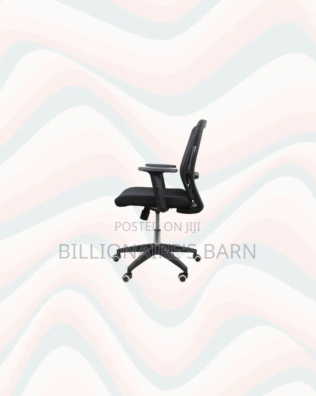 Practical Barn Origin Chair Mid Back Nylon for Back Support Comfort