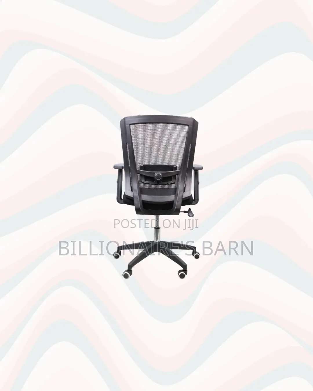Practical Barn Origin Chair Mid Back Nylon for Back Support Comfort