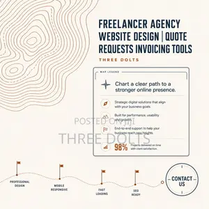 Freelancer Agency Website Design | Quote Requests Invoicing Tools
