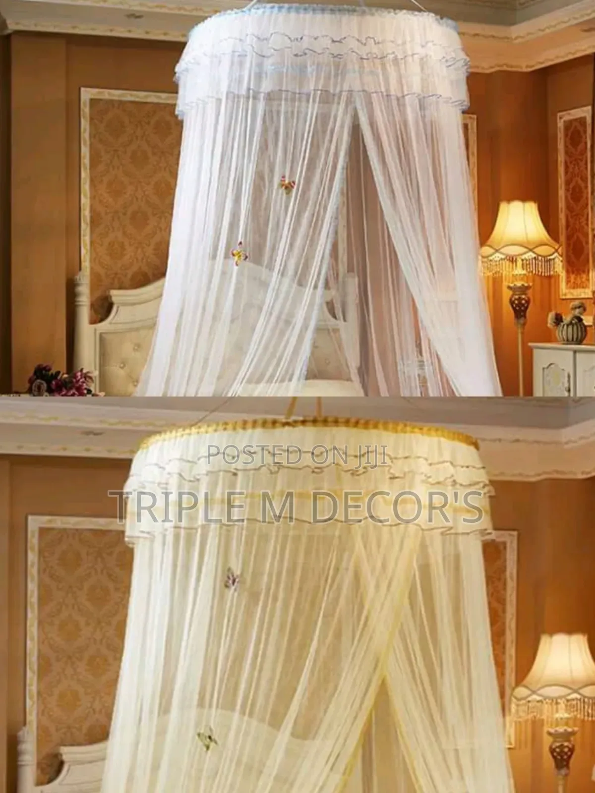 5x6 Queen Size Round Canopy Mosquito Net | Elegant Design
